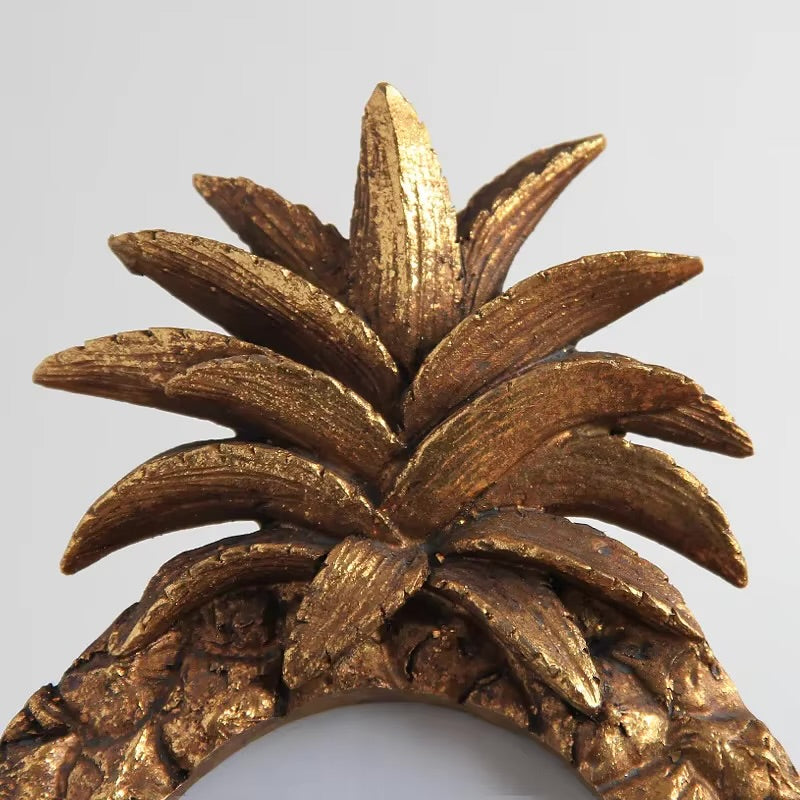 Retro Gold Pineapple Resin Photo Frame