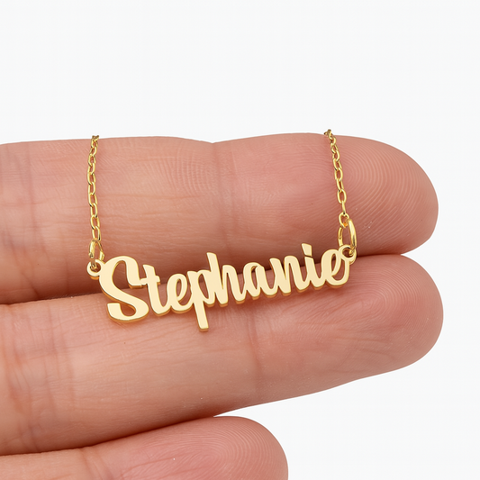 Delicate Minimalist Personalized Name Necklace S925
